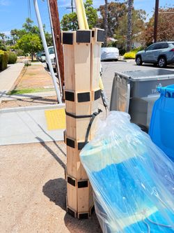 Double futon frame and mattress topper
