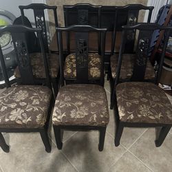 Set Of 6 Dining Room Chairs 77407