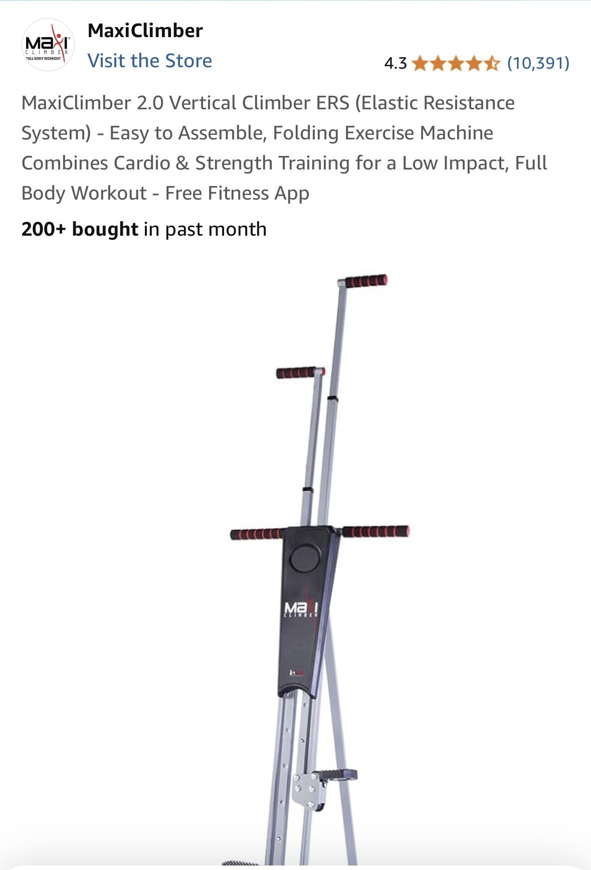 MaxiClimber 2.0 Version 