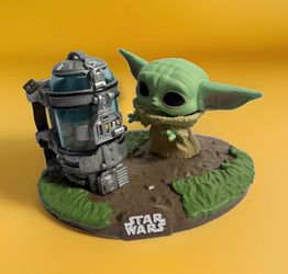 Funko Pop! Star Wars Mandalorian The Child with Pram Diorama 2020
