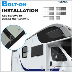 HECASA Escape Windows For RV Camper Van Trailer Pack of 2 ( Brand New ) For $85