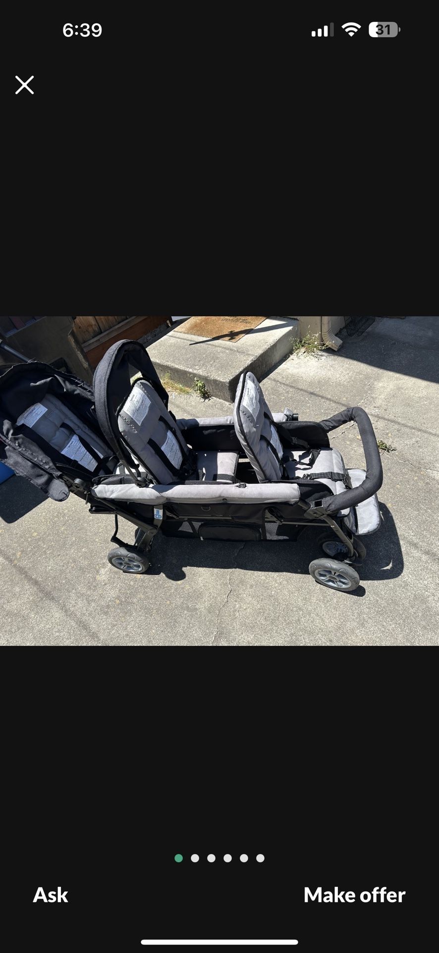3 Seat Stroller
