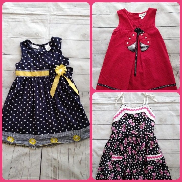 3 Beautiful Dresses toddler size 6 ( excellent condition ) price for all ...