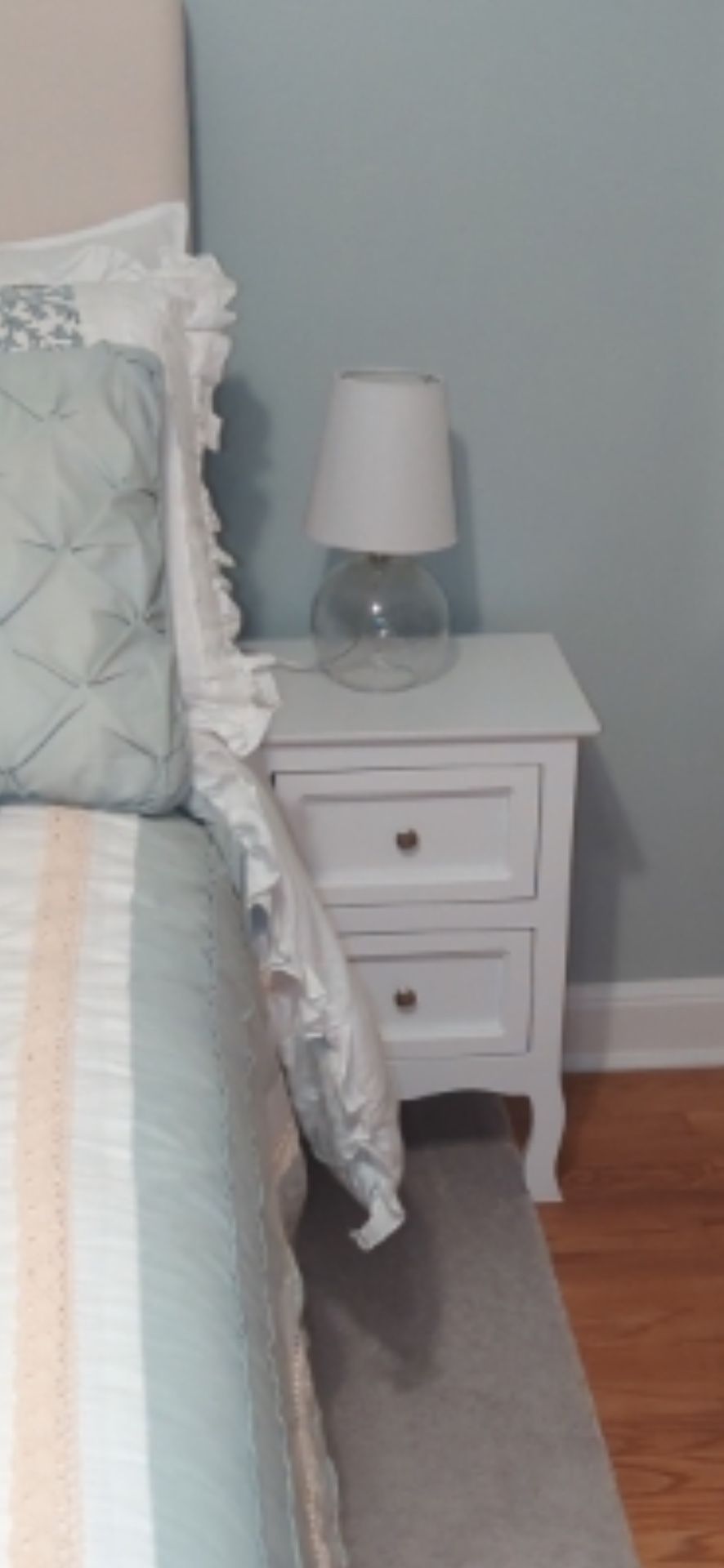 **NEW in BOX** Authement 2 - Drawer End Table Storage Cabinet (Set of 2) 