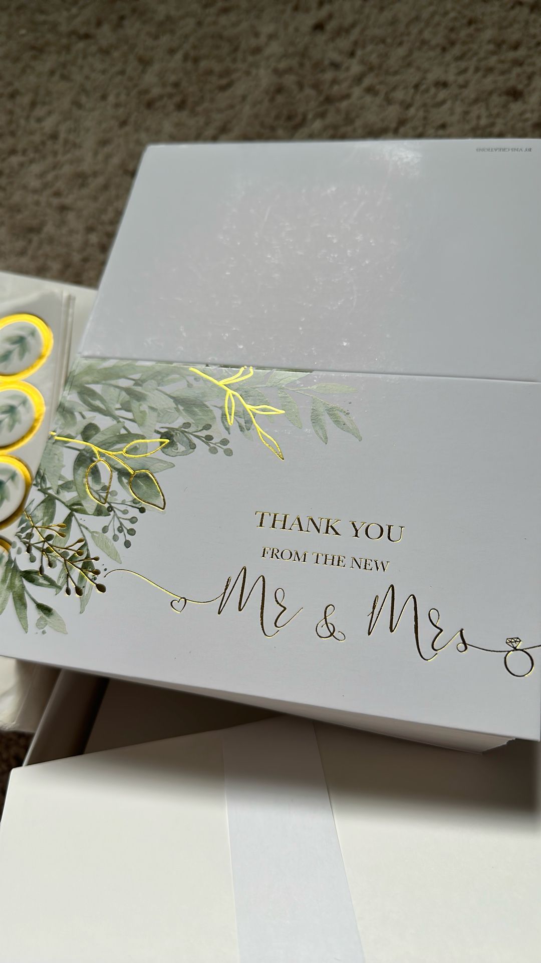 100 Wedding Thank You Cards