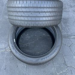 2. Tires.  255. 40. 20.  Good year.  