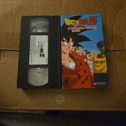 Dragon Ball Z VHS Tape "Z Warriors Prepare (Uncut)"