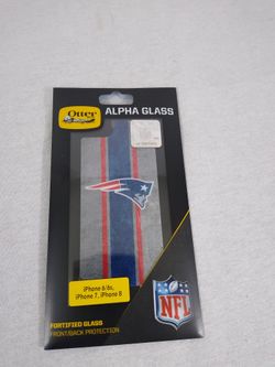 NEW OEM NFL Team Screen Protector - OTTERBOX For iPhone 8 7 6/6s PATRIOTS