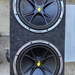 Pair Of Kickers 12” Subs 