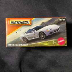 Matchbox Power Grab - (White) 1994 Mitsubishi 3000GT