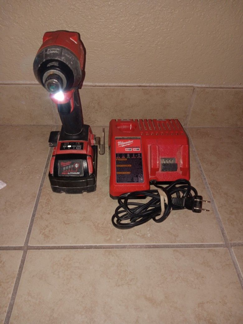 Milwaukee Fuel, W/ Battery And Charger
