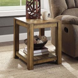 Better Homes & Gardens Bryant Solid Wood End Table, 