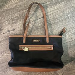 Michael Kors Black Nylon Tote Bag
