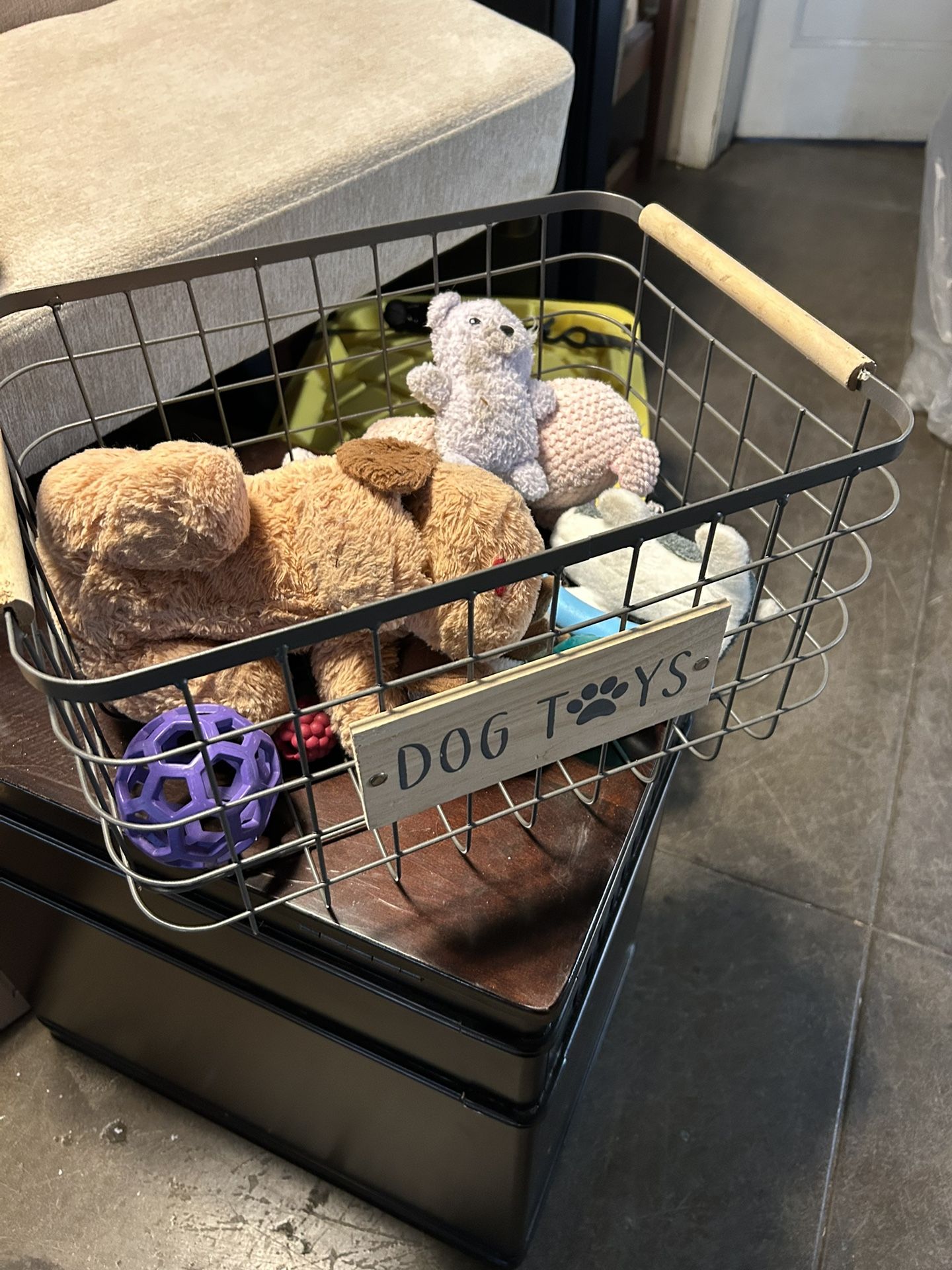 Dog Toy Basket