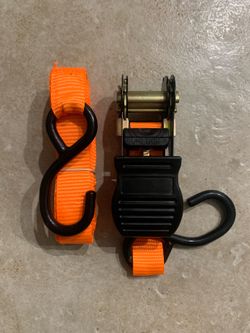 Brand new 600 lb capacity 15 ft racket strap set