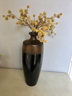 Vase with flowers 20"tall