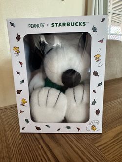 Starbucks snoopy plushy