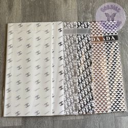 Designer Floral Bouquet Wrapping Paper