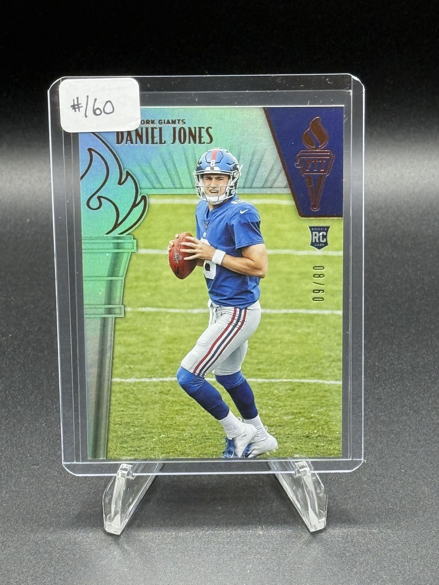 2019 Panini Passing The Torch #80 Daniel Jones RC #/60