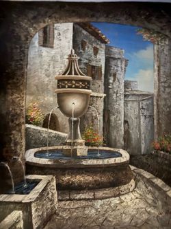 Villa fountain
