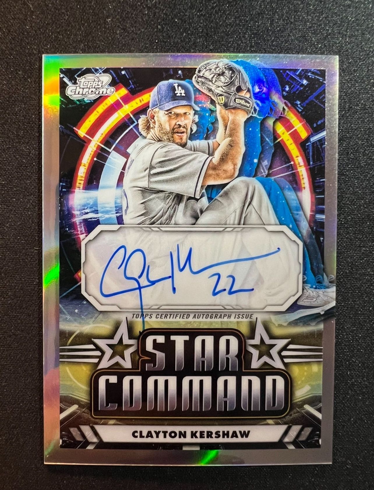 2024 Topps Chrome Clayton Kershaw Autograph