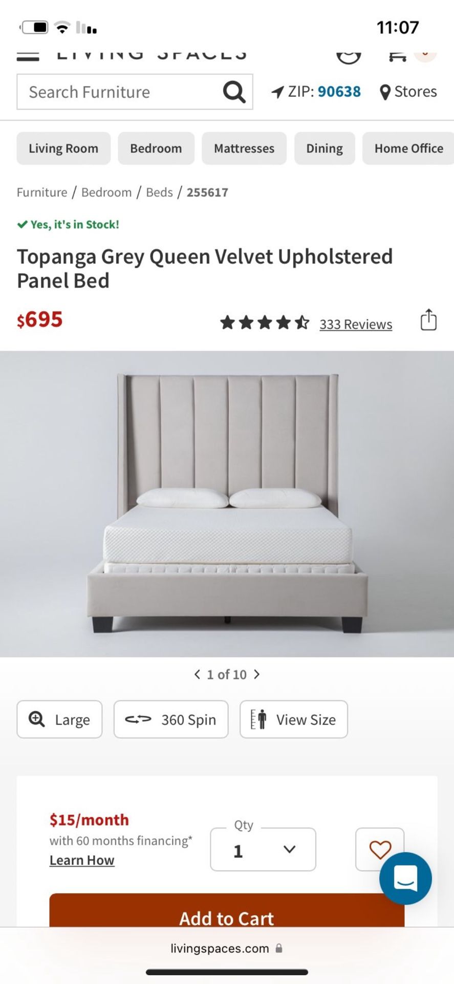 Queen Bed Frame With Mattress