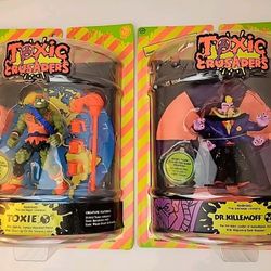Toxic Crusaders Lot of 2 Toxie & Dr. Killemoff NEW