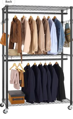 Metal clothes rack