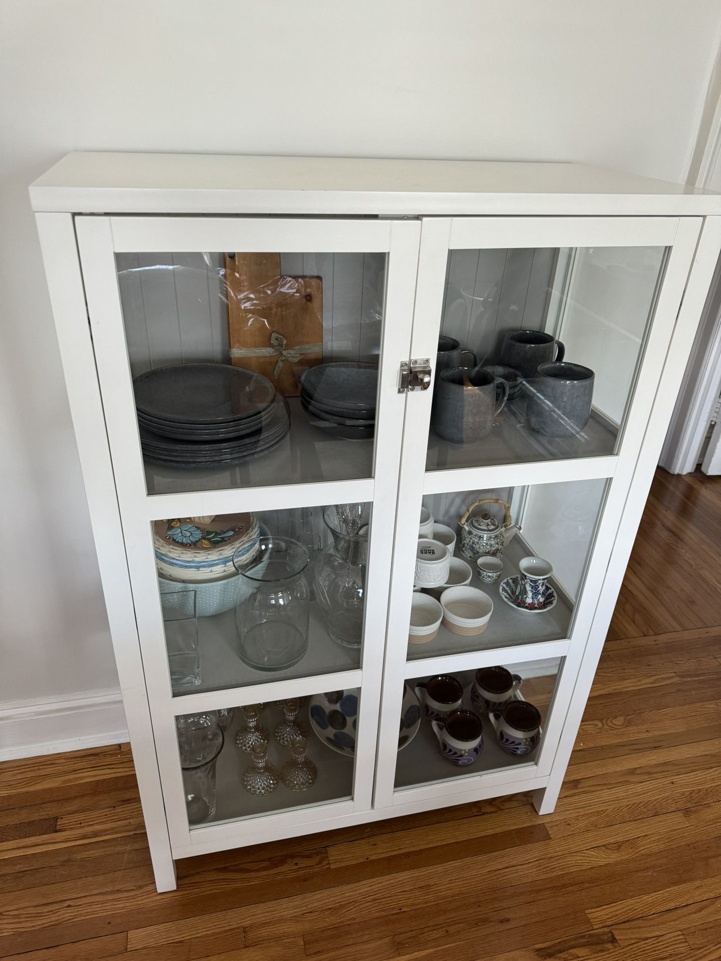 White Shelf Storage Cabinet