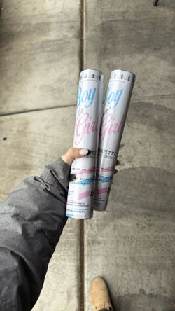 Pink/girl Confetti Cannon