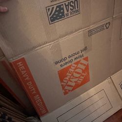 15 Heavy duty boxes _ Medium _Home Depot