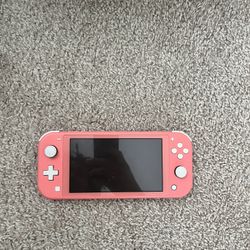 Nintendo Switch Light Coral Pink Color 