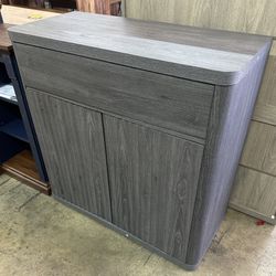 New assembled Buffet Cabinet with Storage - Accent Fluted Storage Cabinet with 2 Doors & 1 Drawer 34.6" Wide Modern Sideboard Credenza Large Buffet Ta