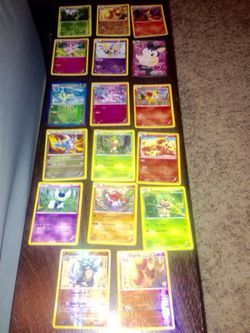 Pokemon cards, all holographics