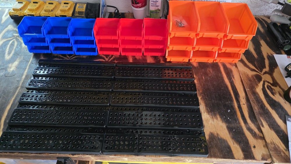 Wall Mount Parts Rack