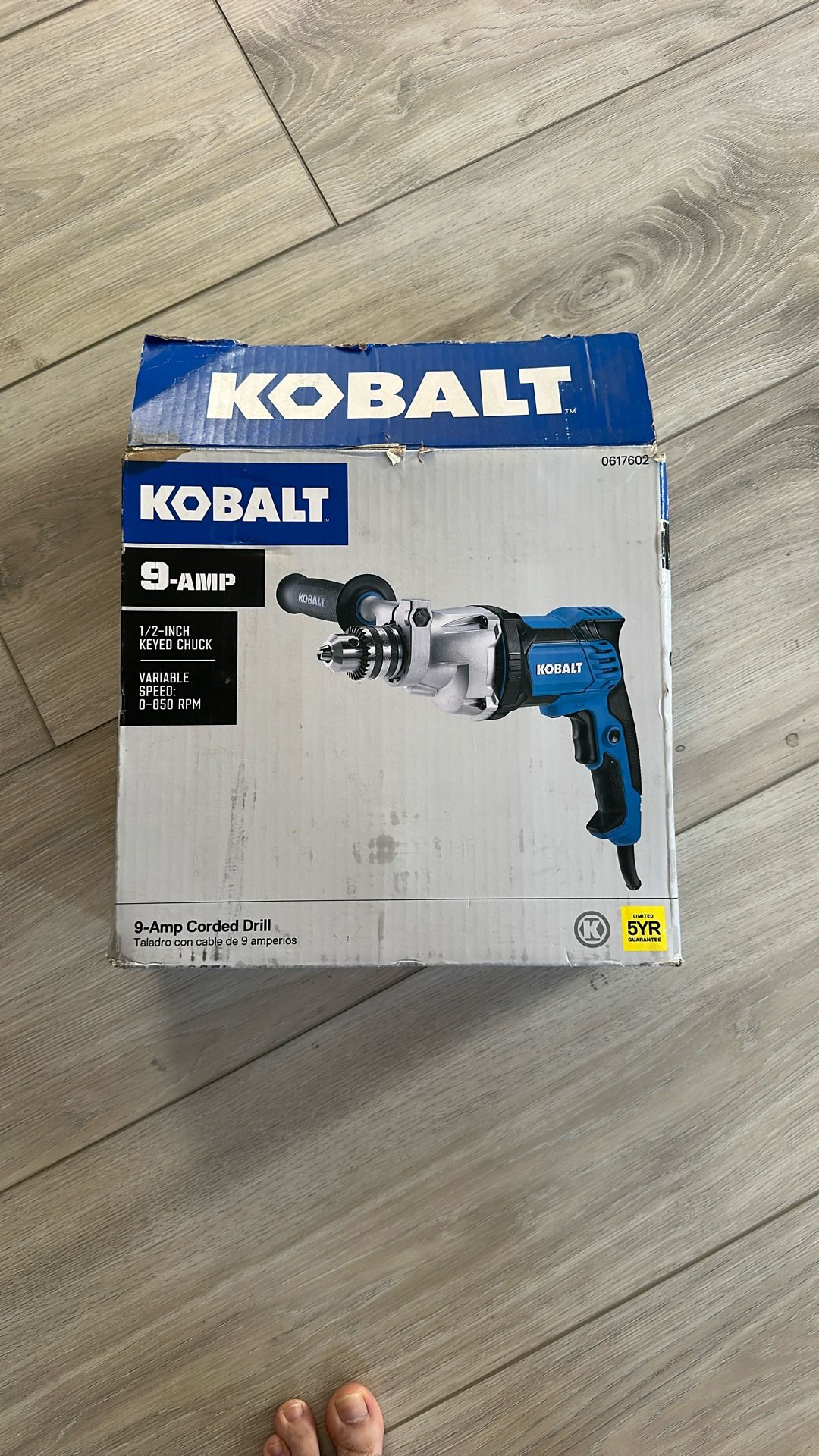 Kobalt 9-amp Corded Drill