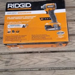 ridgid 18v brushless 4 mode impact driver kit 