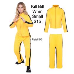 Women Kill Bill Costume Cosplay Small