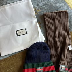 Gucci Hat And Scarf