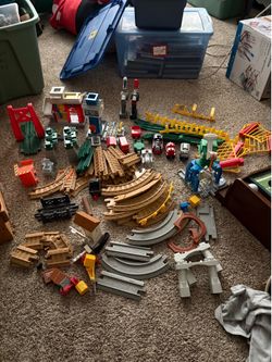 Geo track train set