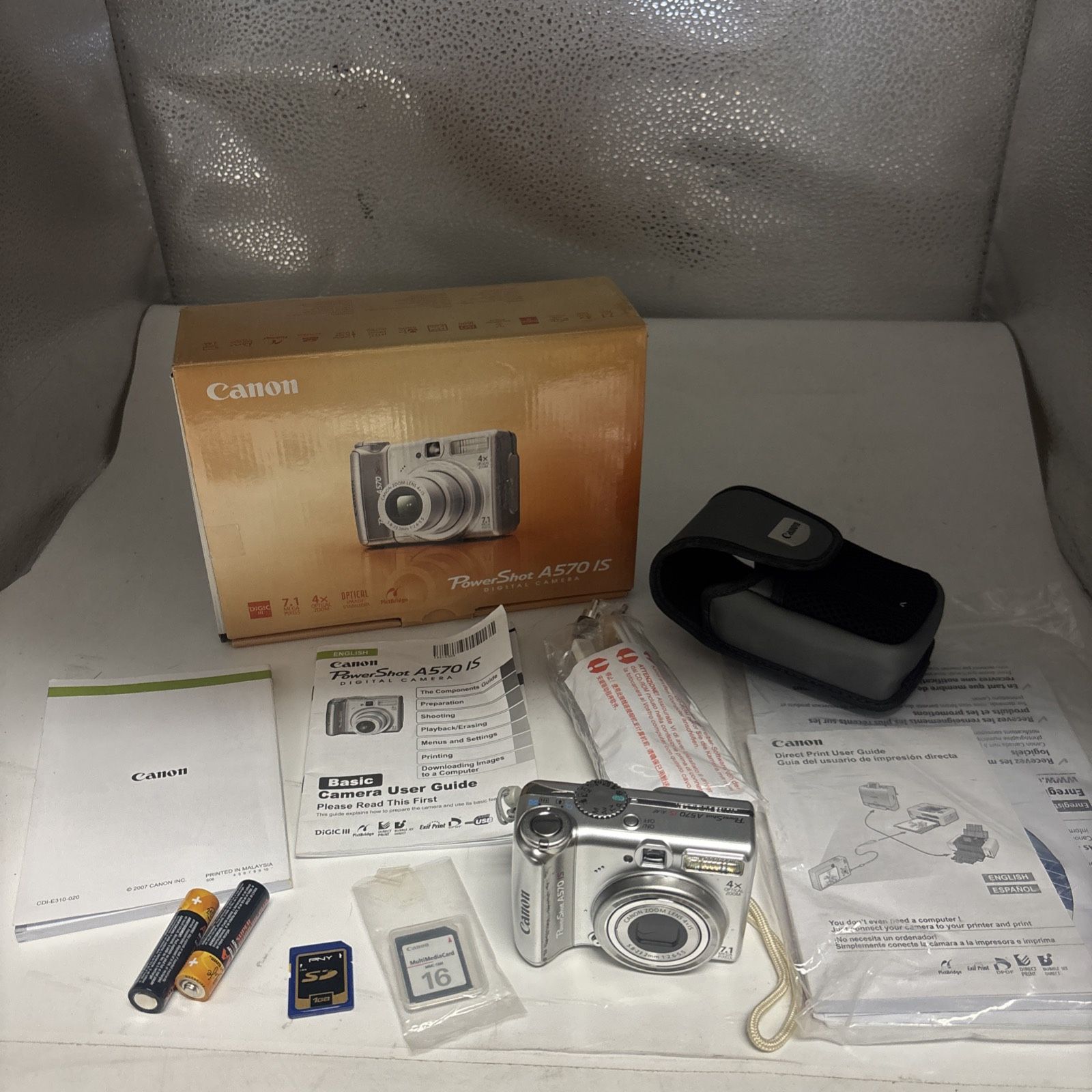 Canon PowerShot A570 IS Digital Camera 7.1 Megapixel 4x Optical Zoom Tested