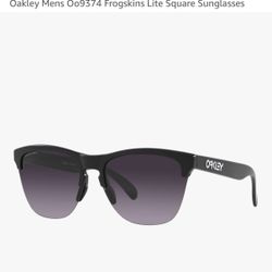 Oakley Mens Oo9374 Frogskins Lite Square Sunglasses