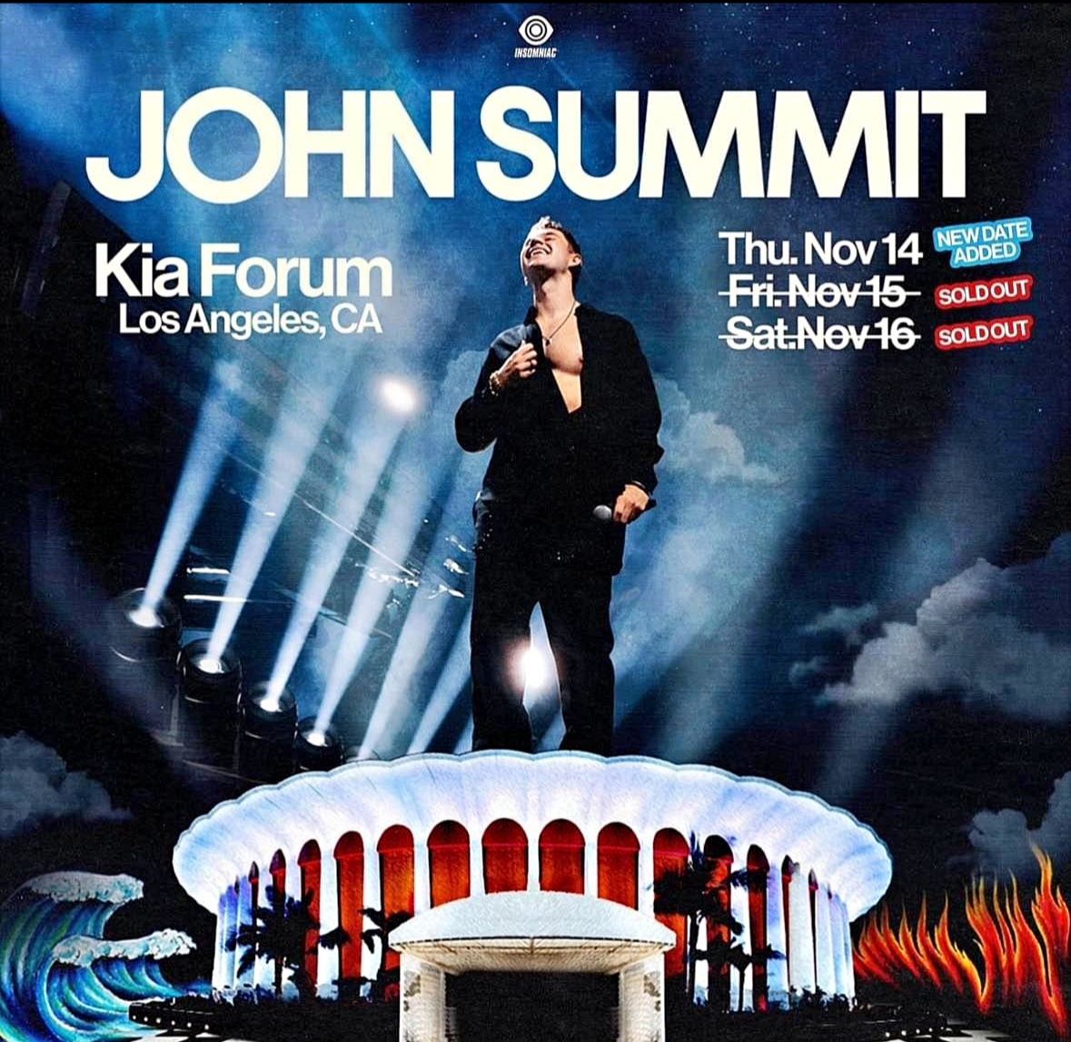JOHN SUMMIT SATURDAY 11/16