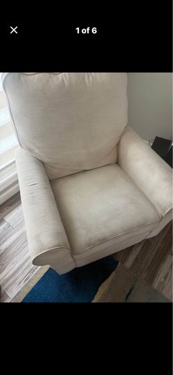 Cream Electronic Swivel Glider Power Recliner Nursery Chair