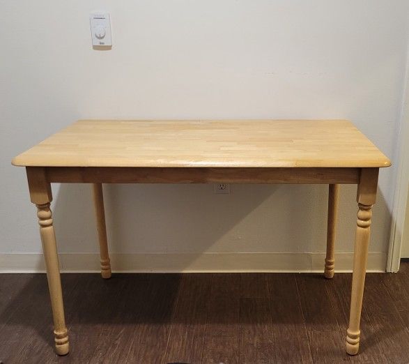 48" Solid Wood Dining Table. (4ft)