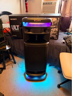 Sony ULT Tower 10 Party Speaker - Massive Bass Portable Speaker, 360° Sound, Bluetooth, Wireless Mic