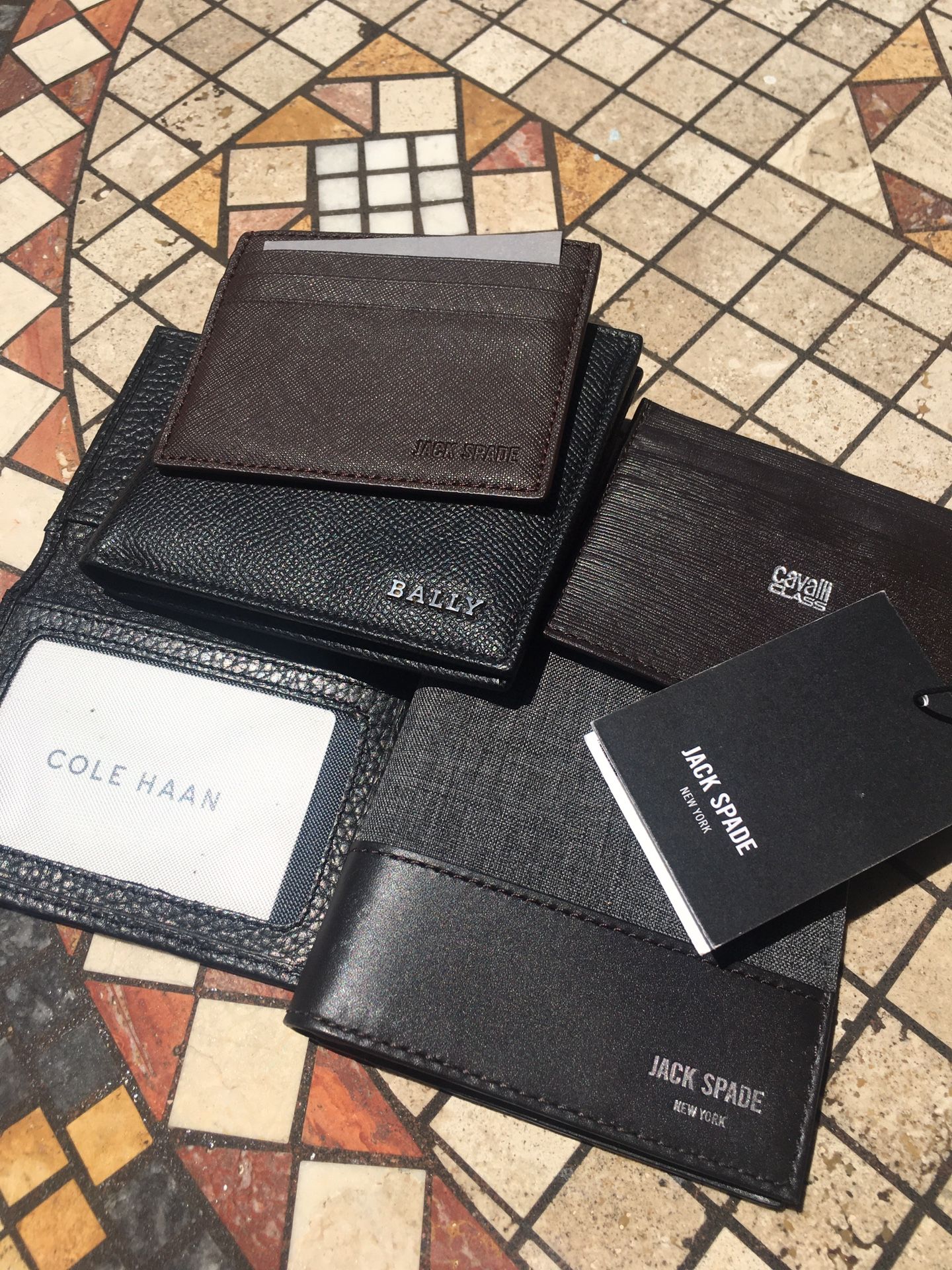 New Mens Designer Wallets Jack Spade Cole Haan Cavalli