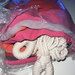 Double widened single hammock chair (without support)