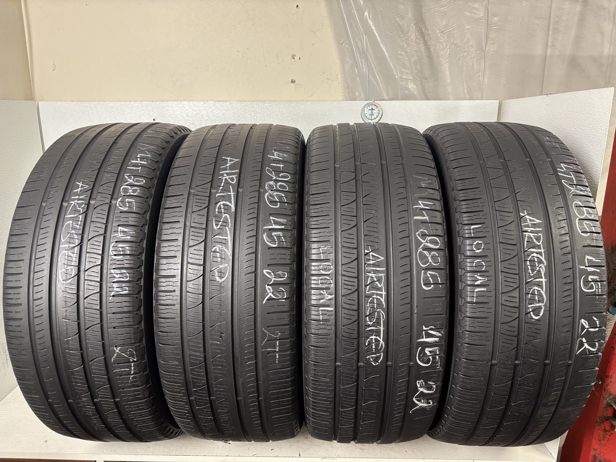 Set 4 Tires 285 45 22 Pirelli Scorpion Verde As No Repairs