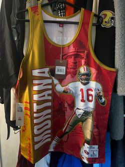49ers Montana Mitchell and ness tank top